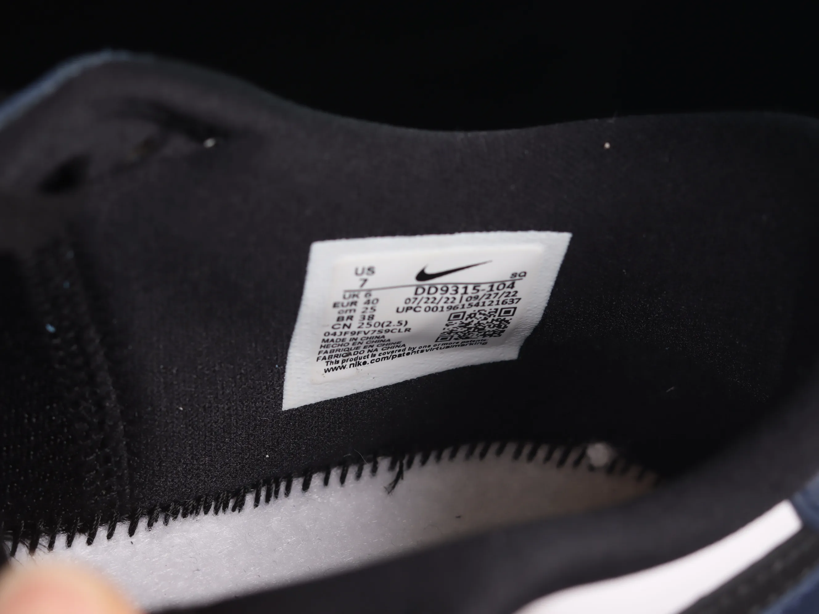 All categories Air Jordan Jordan series basketball shoes Air Jordan 1 Low G version pure original Air Jordan 1 Low Golf "Midnight Navy" AJ1 Joe 1 new golf version midnight blue DD9315-104